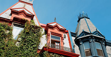 Maisons victoriennes à Montréal - Québec