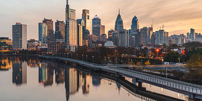 Vue sur la ville de Philadelphie - Etats-Unis