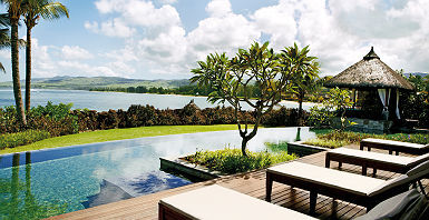 Shanti Maurice Resort &amp; Spa - Espace terrasse avec piscine de la suite présidentielle