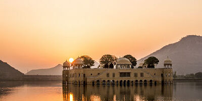 Le palais Jal Mahal à Jaipur - Inde