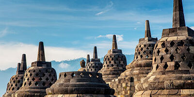 Indonésie - Temple de Borobudur à Yogyakarta
