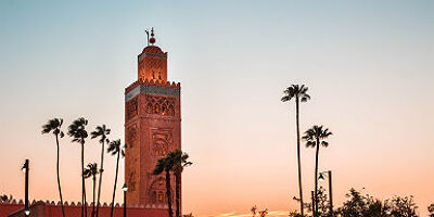 Marrakech au coucher du soleil