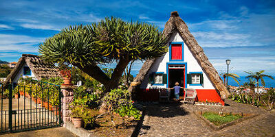 Île Madère - Maison traditionnelle colorée