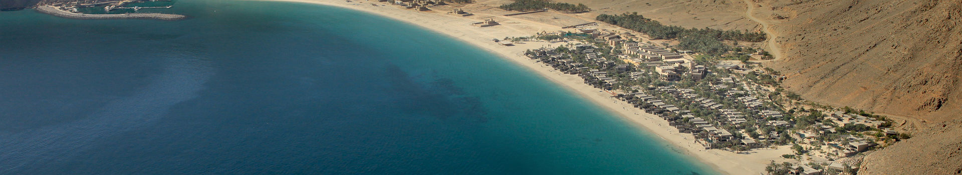Hôtel Six Senses Zighy Bay - Vue aérienne sur le resort