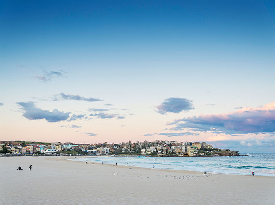 Vue sur la plage Bondi Beach, Sydney - Australie