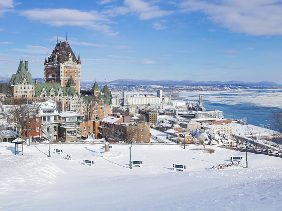 Québec sous la neige