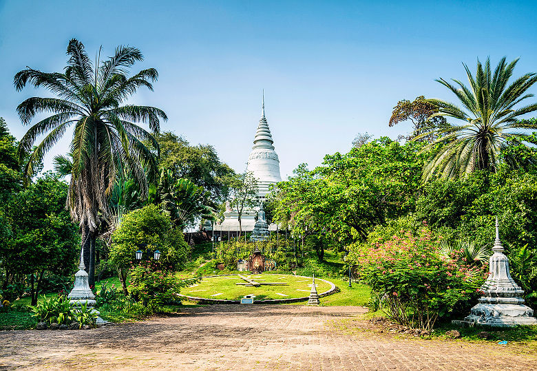 Temple Wat Phnom à Phnom Penh - Cambodge
