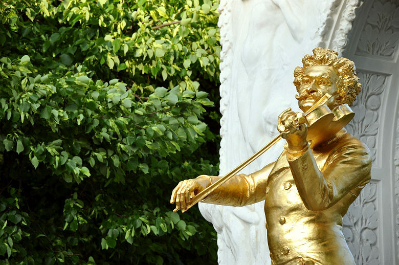 Mémorial du compositeur Johann Strauss II à Vienne - Autriche